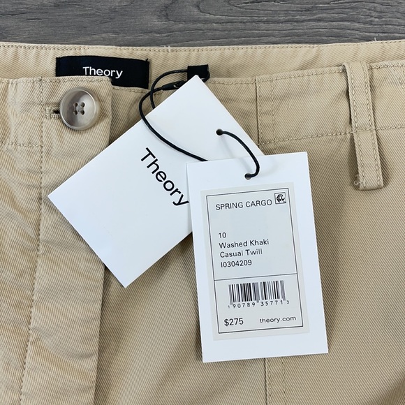 Theory Spring Cargo - Washed Khaki - Casual Twill - Multiple Sizes - NWT - Picture 6 of 8